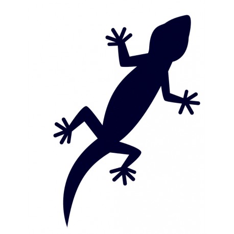 Nálepka na auto - ještěrka