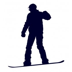 Samolepka na auto - snowboarding 03